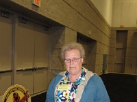 Louise Goegan - so happy she could cry - is our first winner &#38; she takes a Free Nights stay at the Hyatt on Main